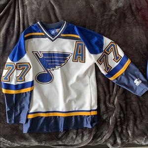 Blues Jersey - 77 Turgeon